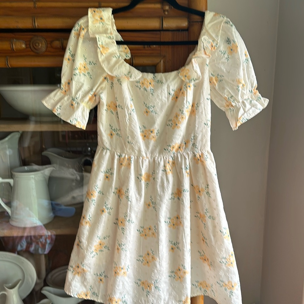 Storia flower floral sun dress small S